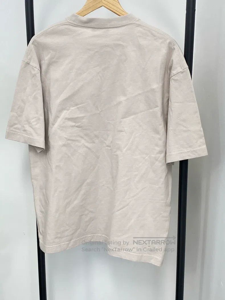 Balenciaga Balenciaga Milk Tea Color Logo Short Sleeve Size US M / EU 48-50 / 2 - 3 Thumbnail