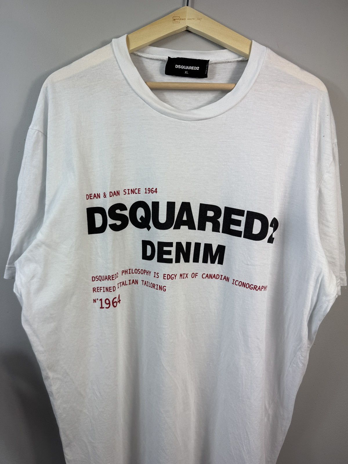 Dsquared2 Dsquared2 Denim White T-shirt Size US XL / EU 56 / 4 - 3 Thumbnail
