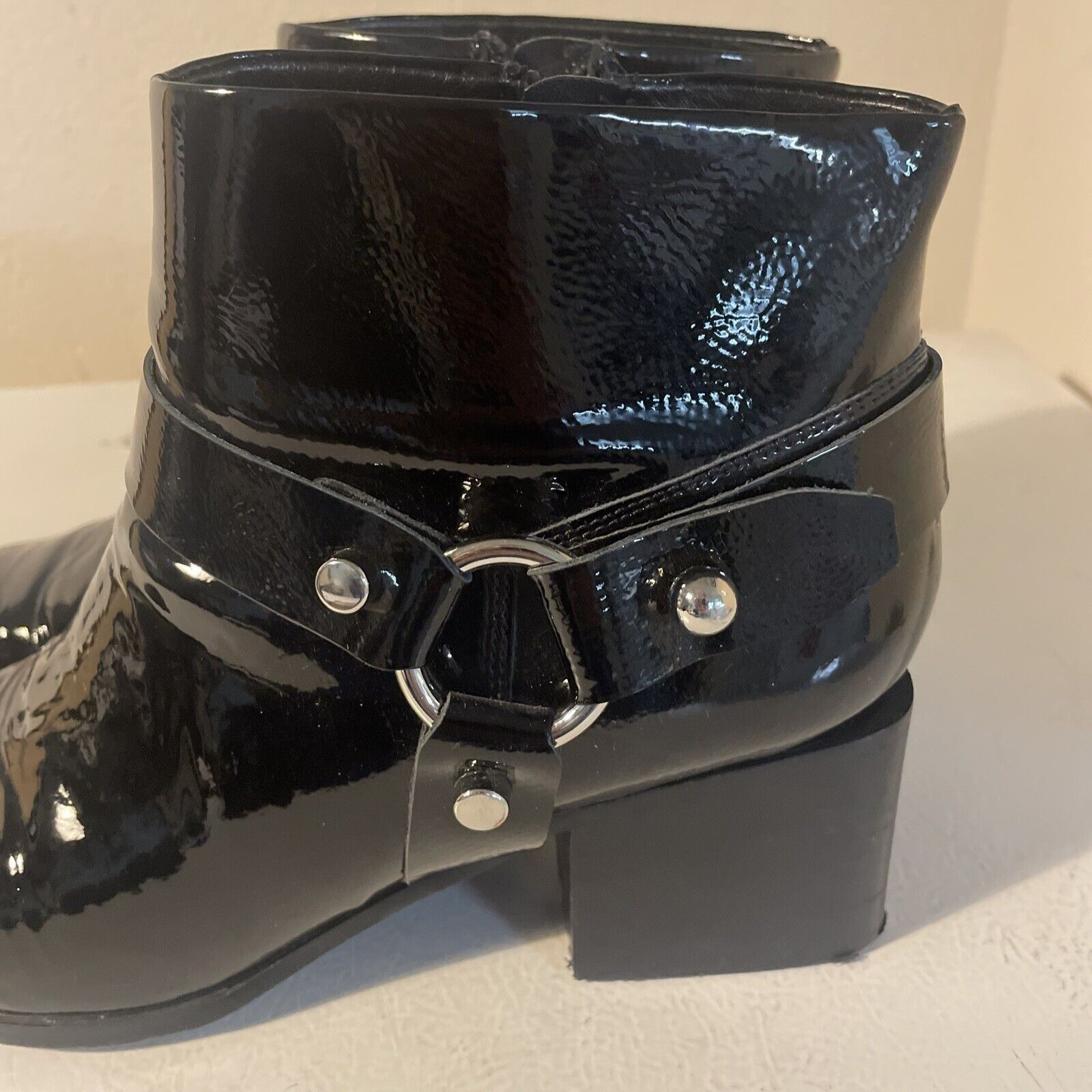 Marc Fisher Marc Fisher LDT Gerod Black Bootie Boots Chunky Heel 11M Size US 11 / IT 41 - 7 Thumbnail