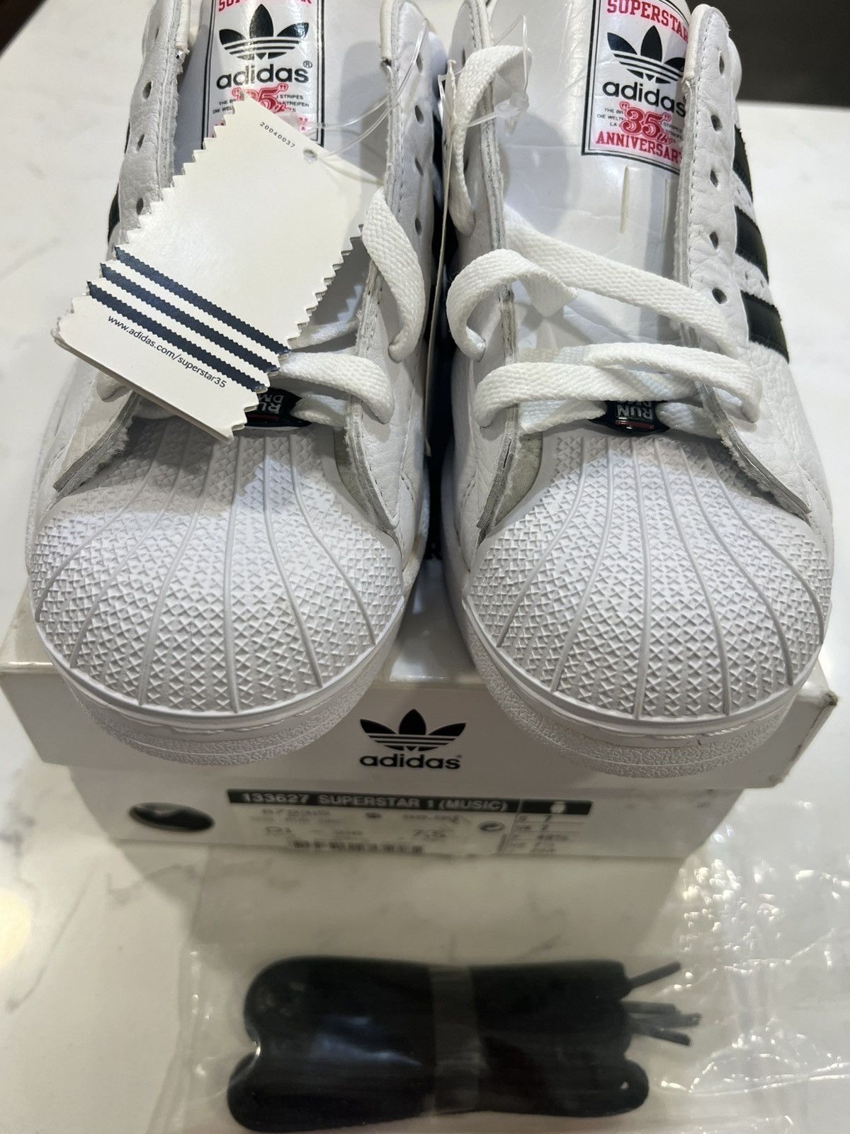 Adidas Adidas superstar 1 music RUN DMC sz 7.5 Size US 7.5 / EU 40-41 - 16 Thumbnail
