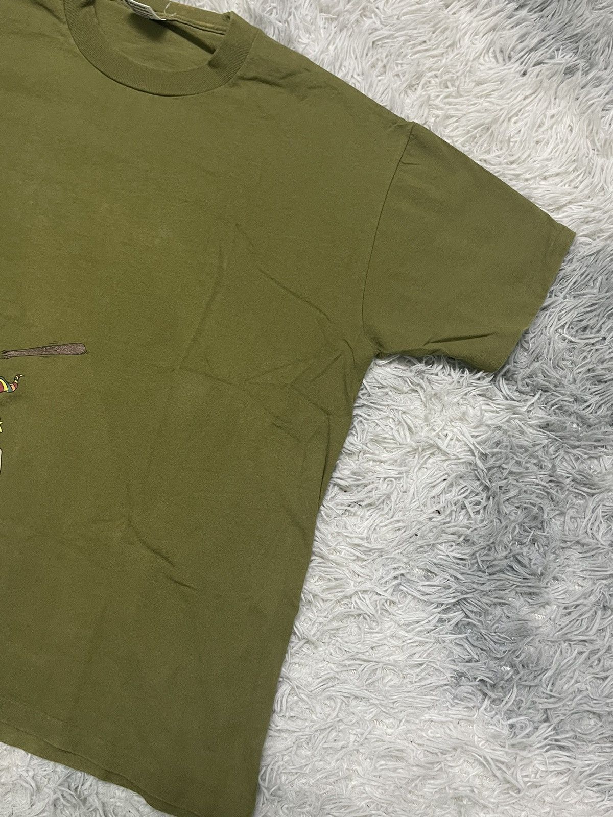 Vintage 90s GRAPHIC TSHIRT RARE DESIGN ON ANVIL TAG Size US L / EU 52-54 / 3 - 5 Thumbnail