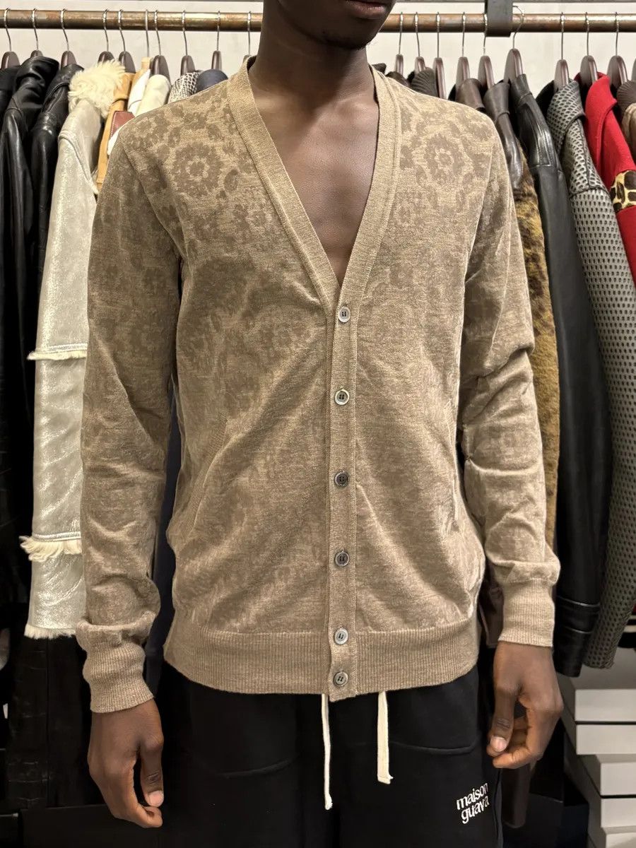 Undercover FW2010 Undercover Camel Wool Jacquard Cardigan Size US M / EU 48-50 / 2 - 2 Thumbnail