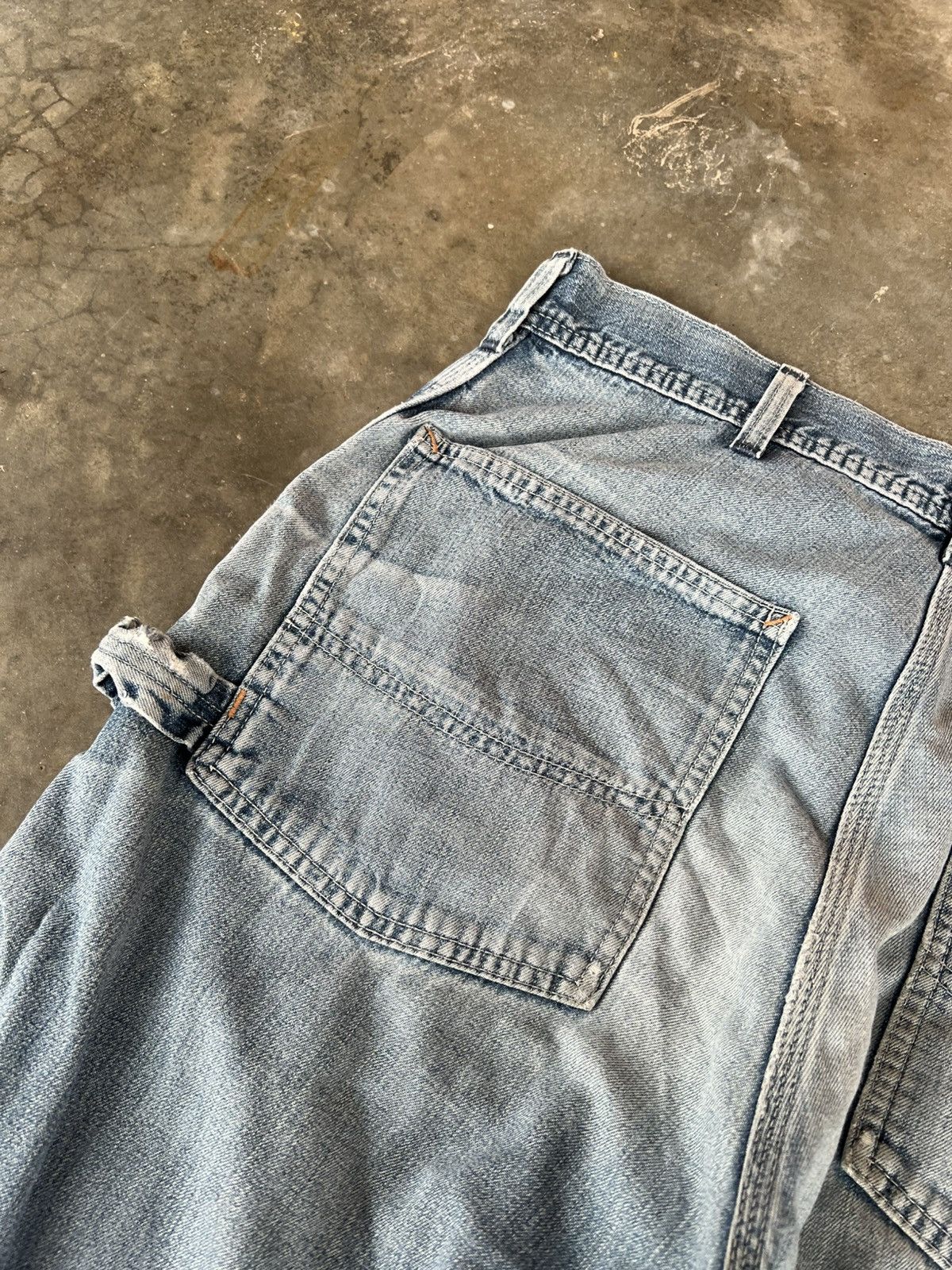 Edwin × If Six Was Nine × Japanese Brand 💥Baggy💥Vintage Edwin 101 Union Made Carpenter Distress Jeans Size US 33 - 10 Thumbnail