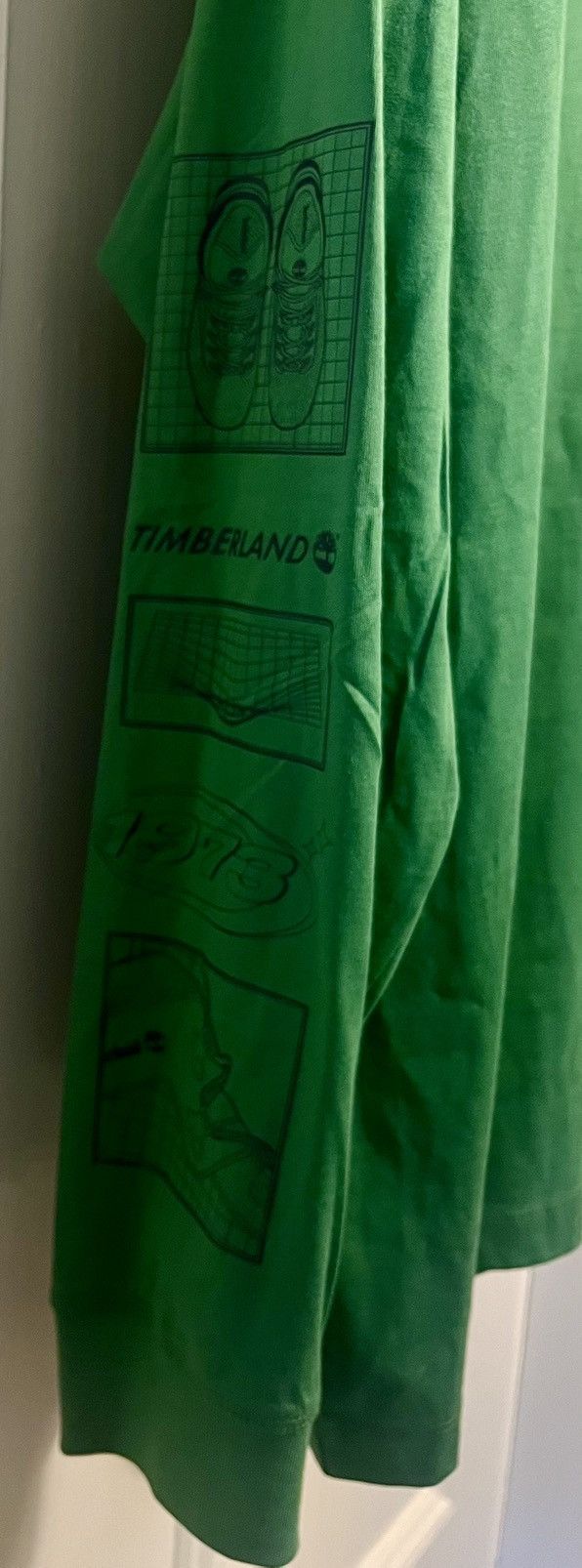 Timberland Authentic Timberland long sleeve green tee tshirt large box Size US L / EU 52-54 / 3 - 3 Thumbnail