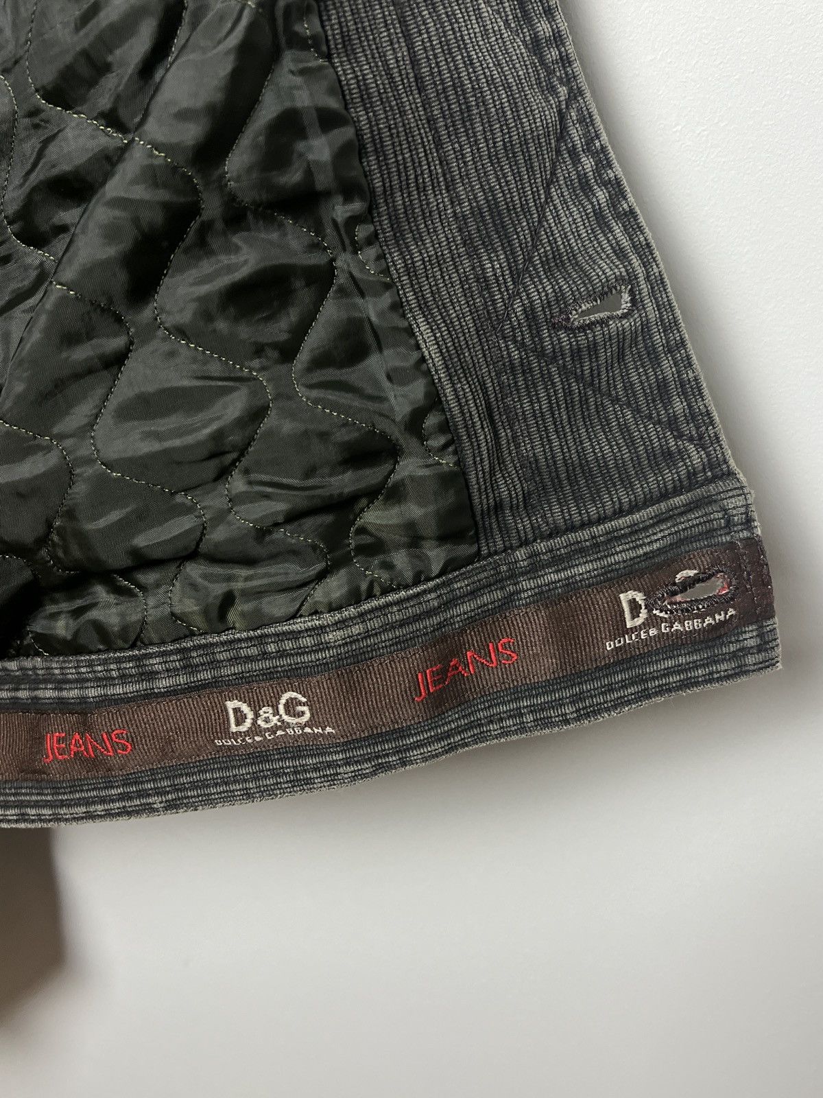 Dolce & Gabbana dolce&gabbana y2k archive cord bomber jacket Size US L / EU 52-54 / 3 - 15 Thumbnail