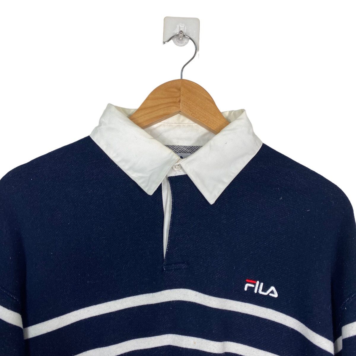 Fila × Japanese Brand Vintage 90s Fila Small Logo Polo Rugby Shirt Size US M / EU 48-50 / 2 - 9 Thumbnail