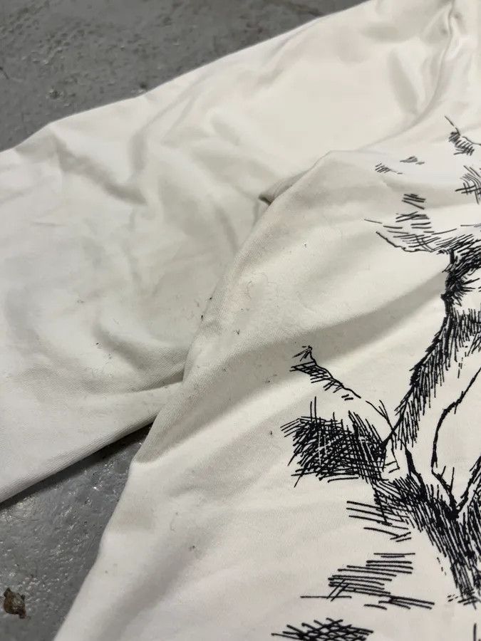 Roberto Cavalli 2000s Roberto Cavalli Wolves White Longsleeves Size US S / EU 44-46 / 1 - 8 Thumbnail