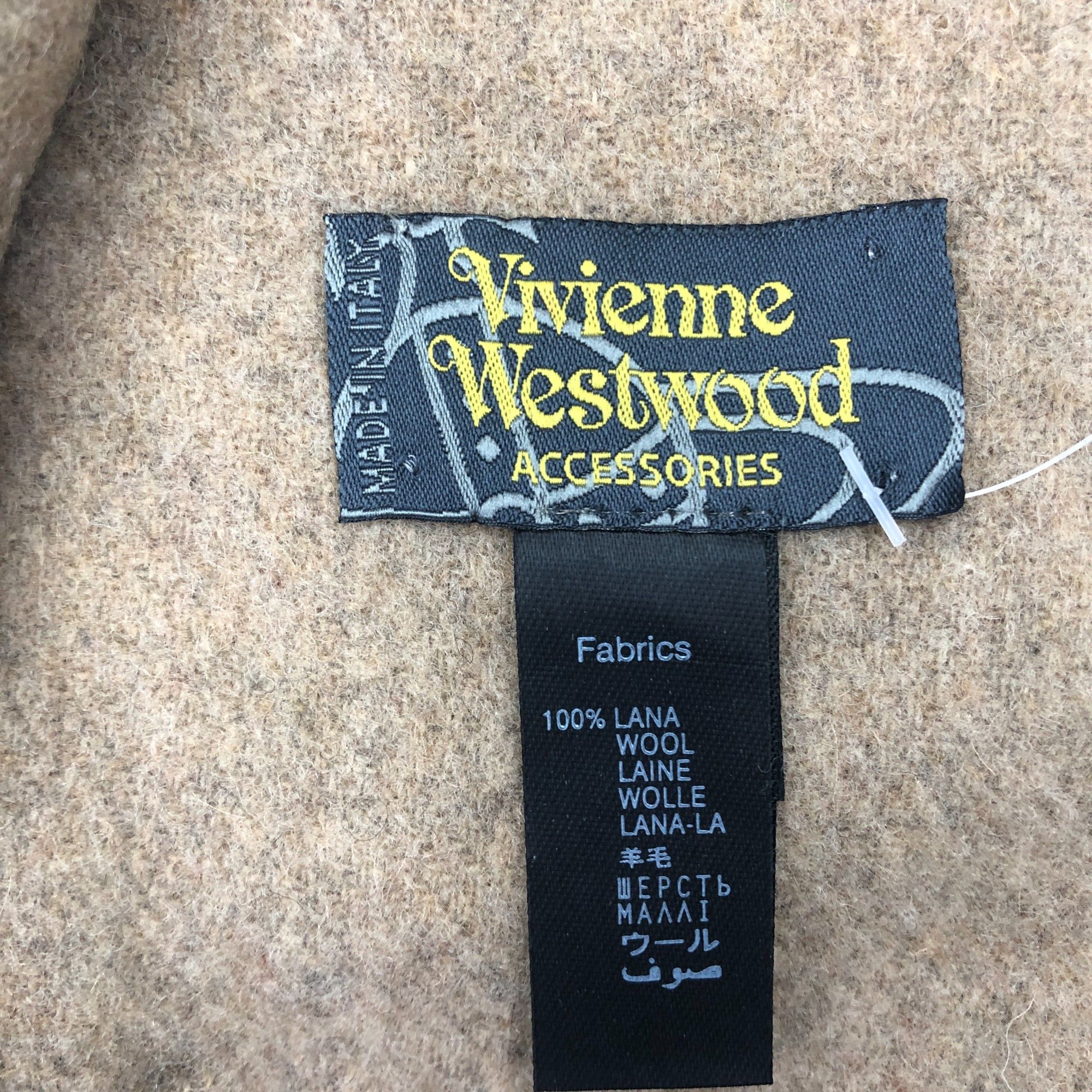 Japanese Brand Vintage Vivienne Westwood Scarf Muffler Orbs Wool Scarves Size ONE SIZE - 6 Thumbnail