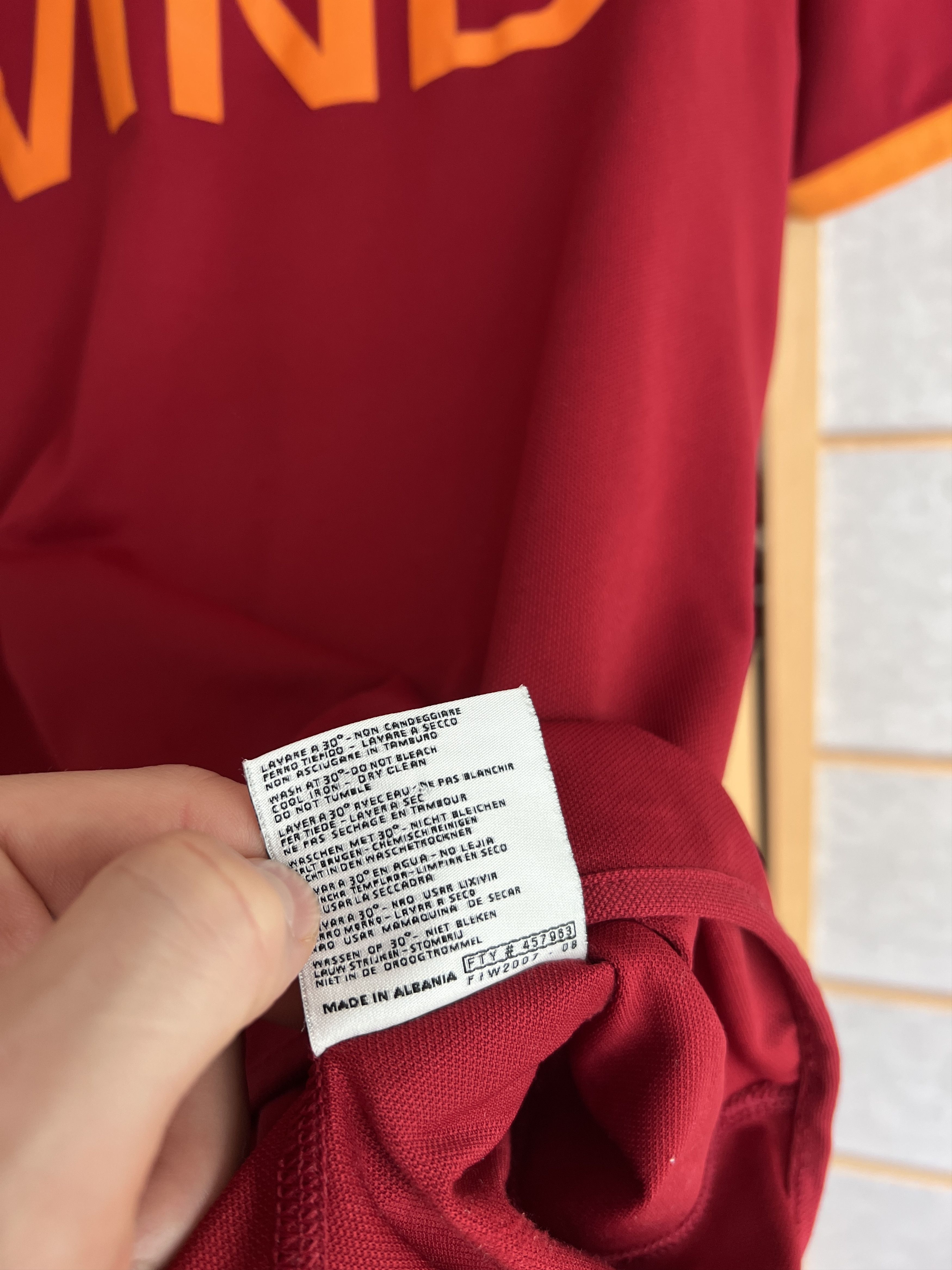 Kappa Rare Kappa AS Roma vintage 2007 home football jersey stretch Size US S / EU 44-46 / 1 - 17 Thumbnail