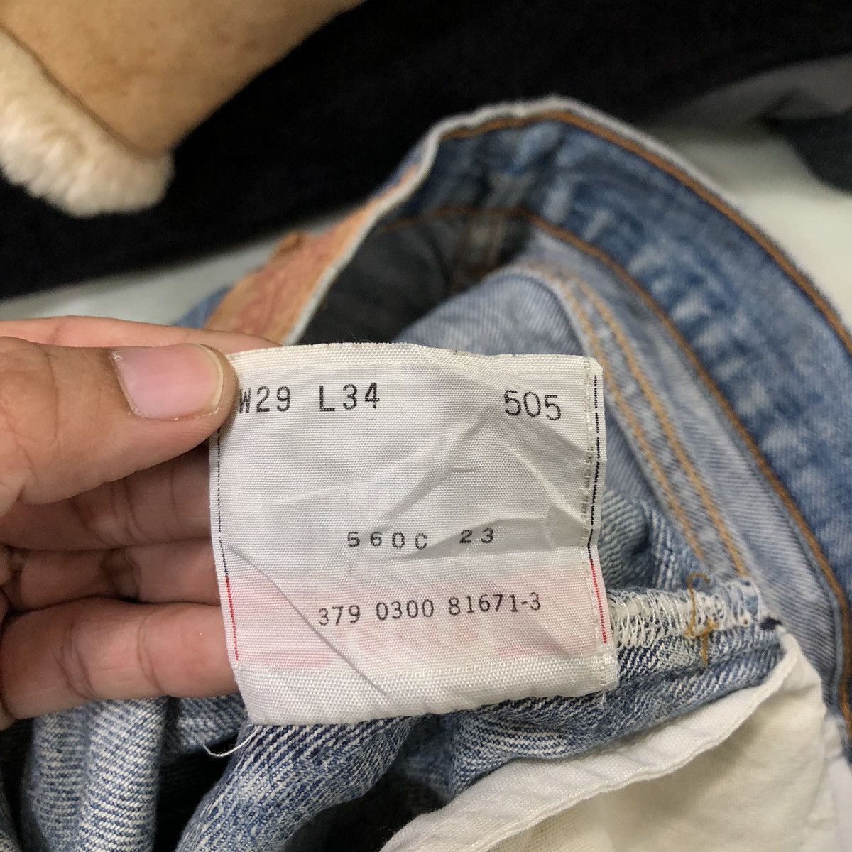 Levi's 🔥90’s Vintage Distressed Denim Jeans Levi’s USA Made Size US 30 / EU 46 - 16 Thumbnail