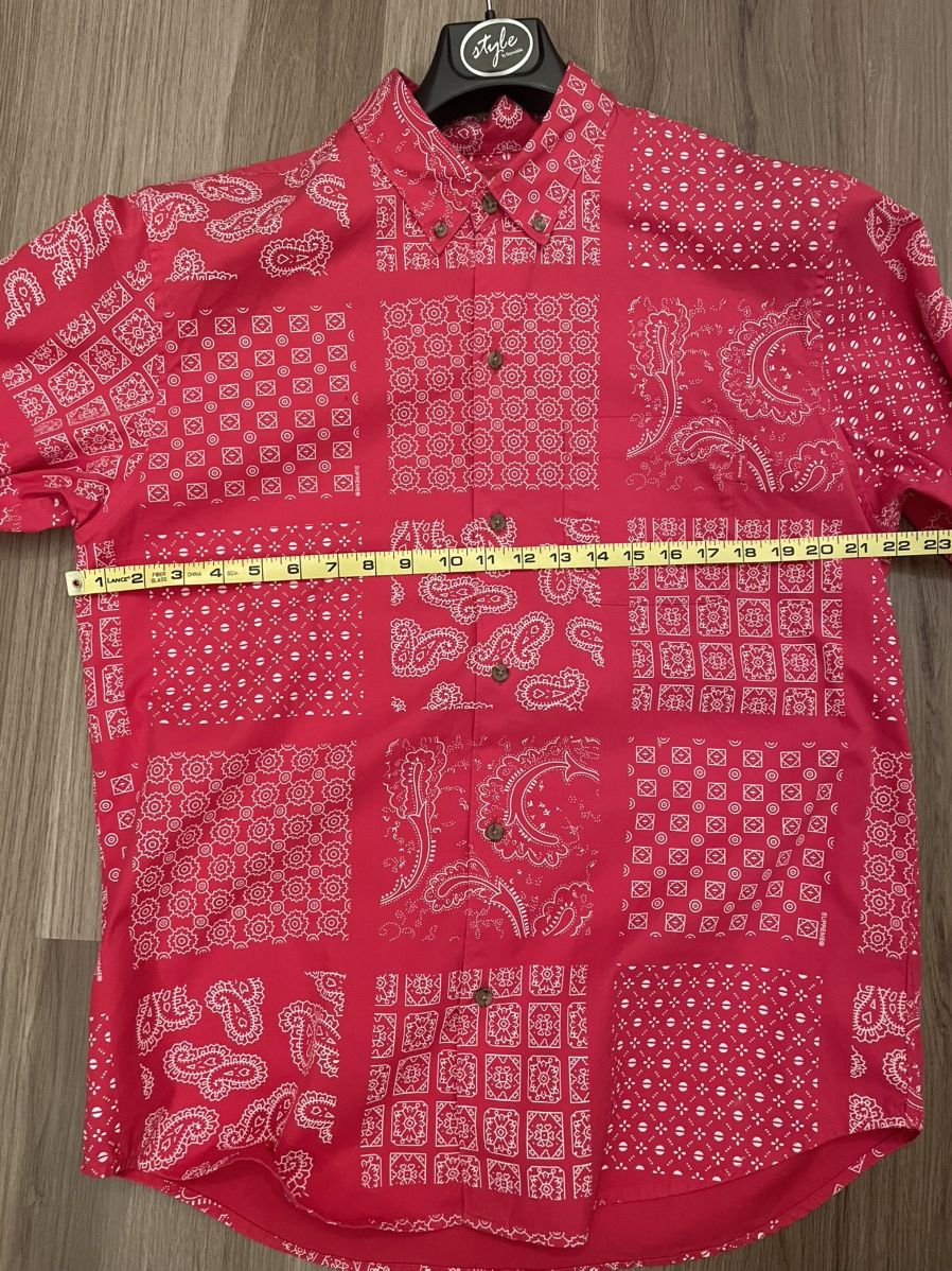 Supreme Paisley Grid Supreme Shirt Size US L / EU 52-54 / 3 - 4 Thumbnail