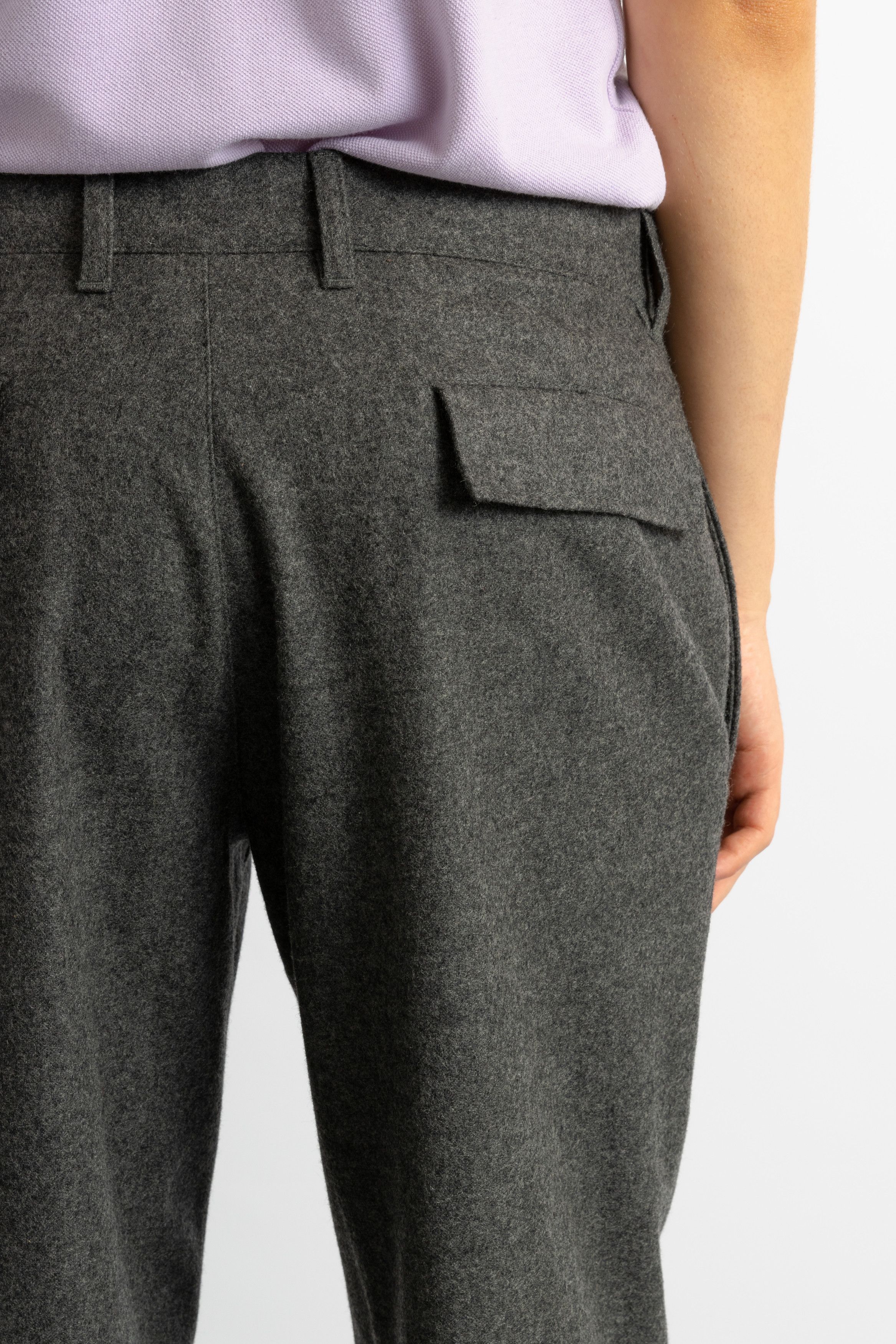 Vintage 1980's Vintage Men's European Wool Grey Slacks Trousers 8726 Size US 32 / EU 48 - 6 Thumbnail