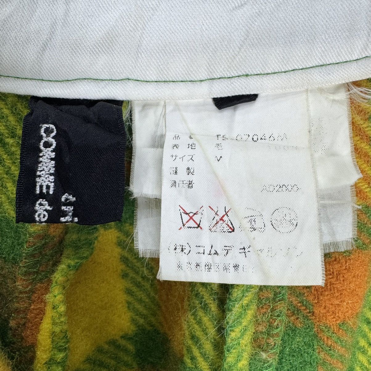Comme des Garcons 🌟CDG TRICOT AD2000 TARTAN DECONSTRUCTED SKIRTS Size 26" / US 2 / IT 38 - 7 Thumbnail