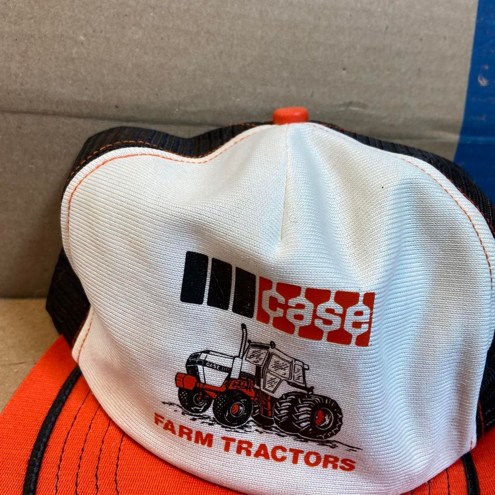 Starter 80s case tractor trucker hat Size ONE SIZE - 3 Thumbnail