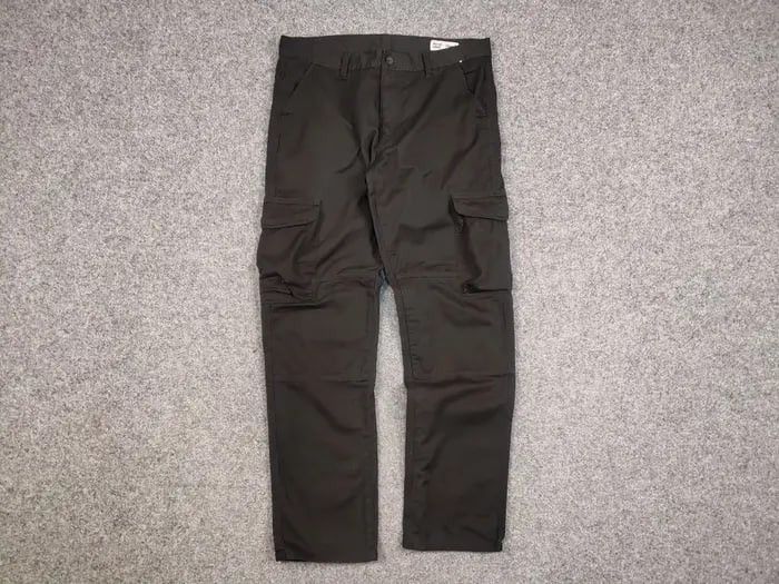 Japanese Brand Vintage Japanese Dark Oliver Cotton Cargo Pants Y2K Style Size US 34 / EU 50 - 10 Thumbnail
