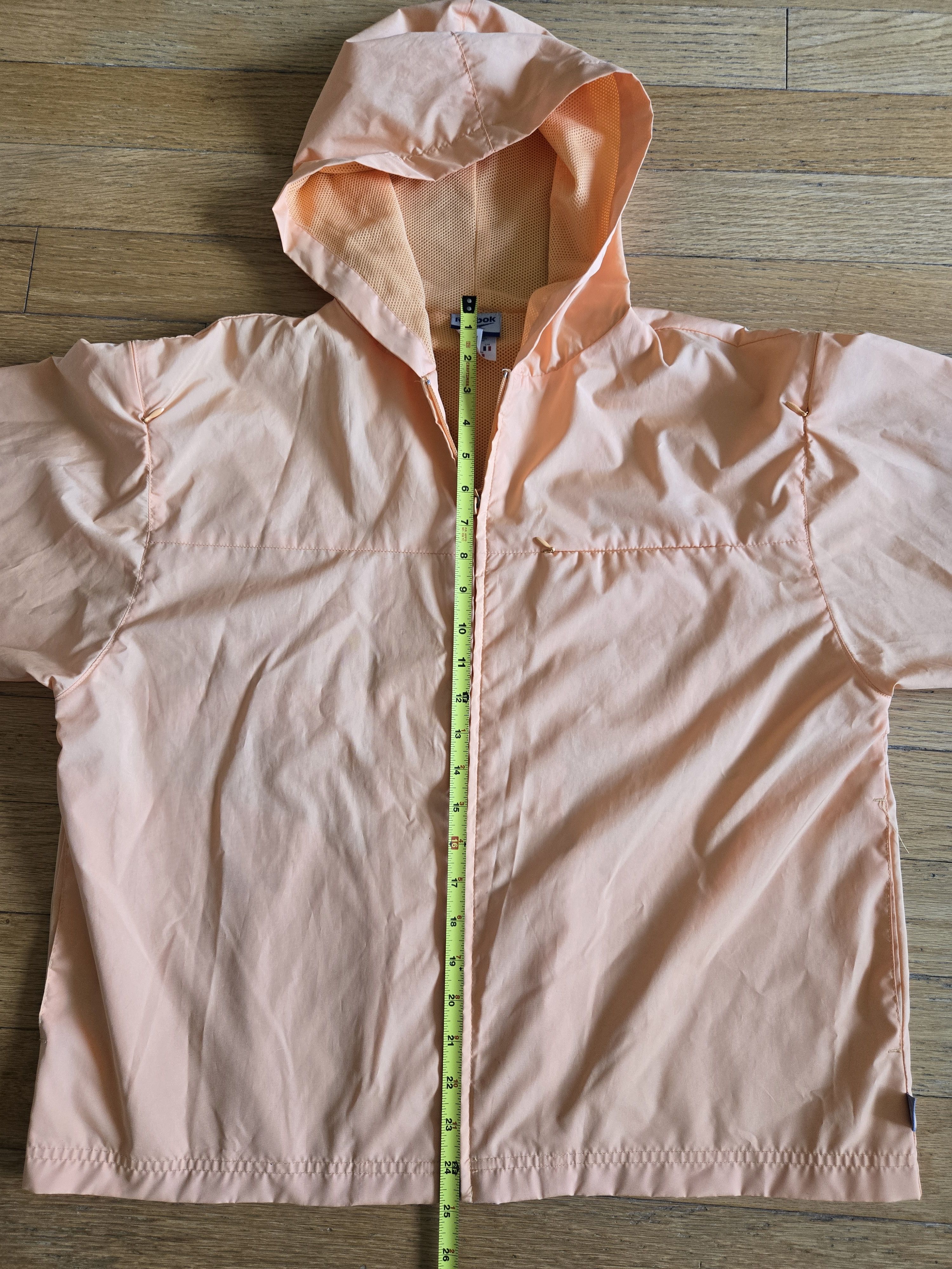 Reebok Vintage Reebok Jacket Womens Orange Full Zip Windbreaker Size L / US 10 / IT 46 - 4 Thumbnail