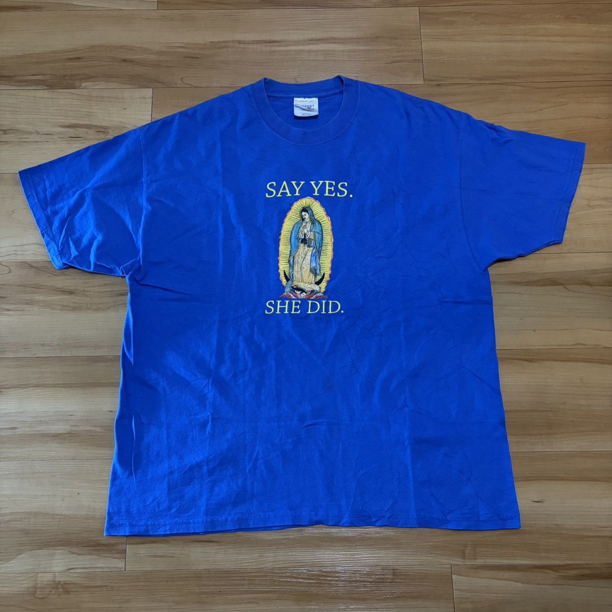 Vintage Vintage virgin mary t-shirt Size US XL / EU 56 / 4 - 2 Thumbnail