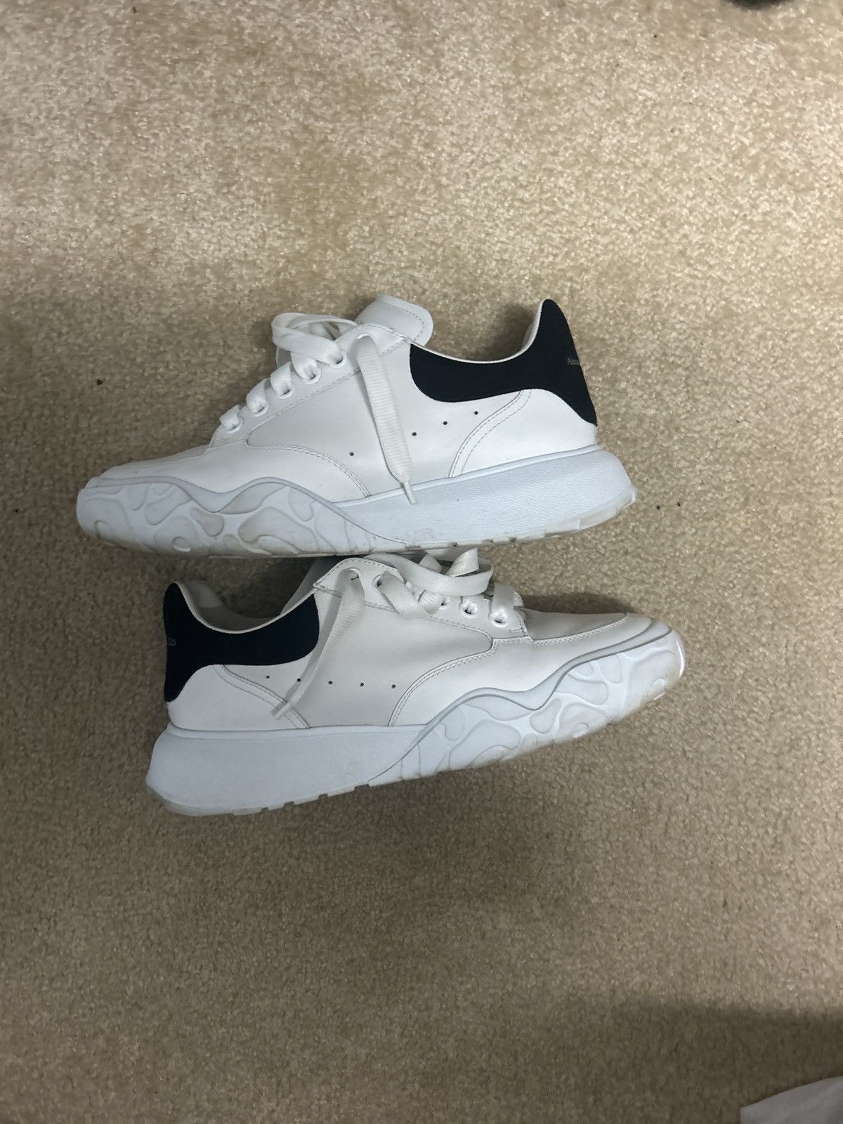 Alexander McQueen Alexander Mcqueen Leather Court Sneakers Size US 8.5 / EU 41-42 - 5 Thumbnail