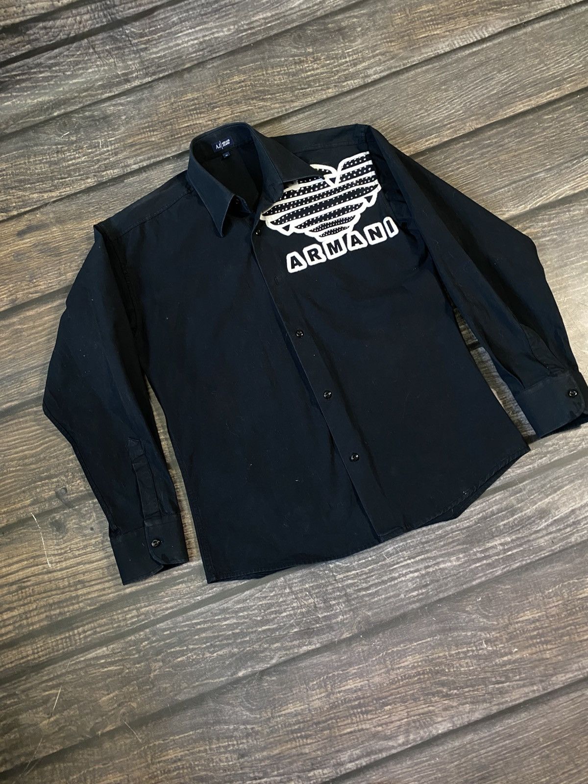 Armani 90’s Armani Archive Vintage Heavy Shirt Size US M / EU 48-50 / 2 - 2 Thumbnail