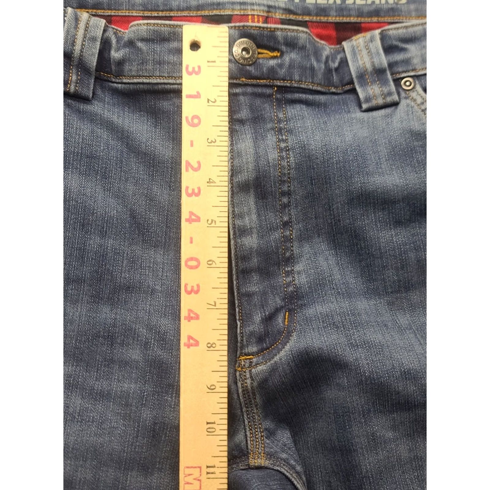 Doublet Duluth Ballroom Double Flex Jeans Mens 40x30 Relaxed Fit Denim Blue 40 30 Inseam Waist 40 Utility Comfort Pockets Stretch Regular Mens Deviated? Size US 40 / EU 56 - 5 Thumbnail