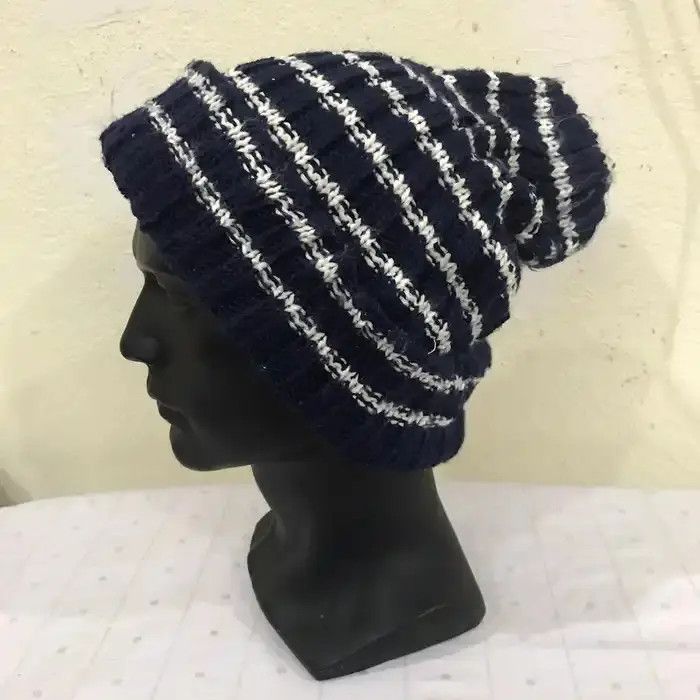Japanese Brand × Kapital × Vintage Japanese Brand Stripe Design Beanie Hat Size ONE SIZE - 2 Thumbnail