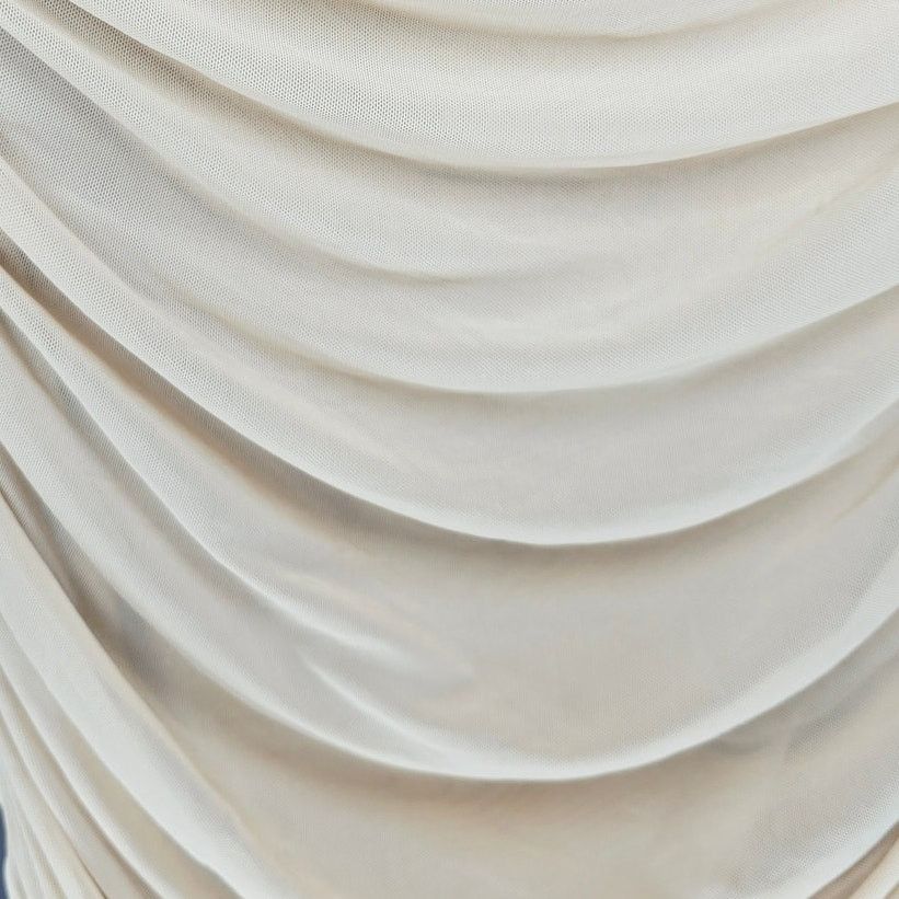 Shein Shein Nude Ruched Off-Shoulder Bodycon Dress Size XL Size XL / US 12-14 / IT 48-50 - 5 Thumbnail