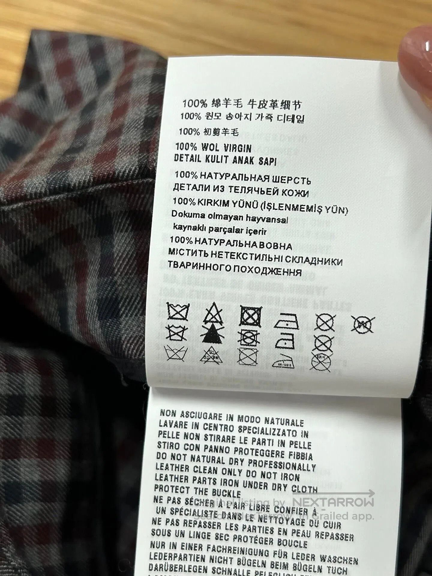 Miu Miu Miu Miu Plaid Letter Belt Skirt. Size 35" - 8 Thumbnail