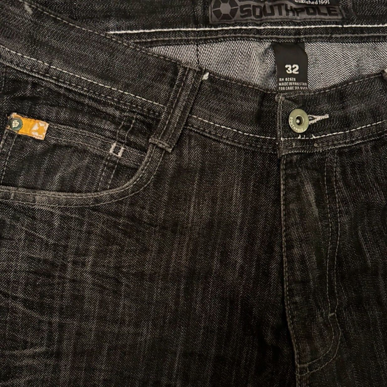 Southpole VINTAGE Southpole Jeans Straight Baggy Skater Grunge Y2K VTG Mens Size 32 Dark 32x30 Mens Jeans Size US 32 / EU 48 - 4 Thumbnail