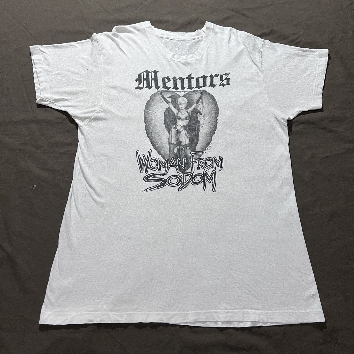 Vintage Vtg. 80s Mentors Women From Sodom Heavymetal Punk Shock rock Size US L / EU 52-54 / 3 - 6 Thumbnail