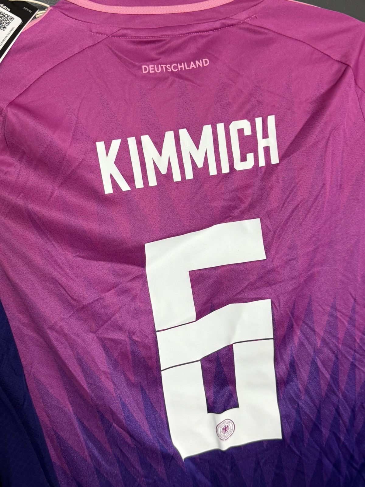 Adidas KIDS New Germany 2024 Away Kimmich Football Jersey T-Shirt Size US XS / EU 42 / 0 - 3 Thumbnail