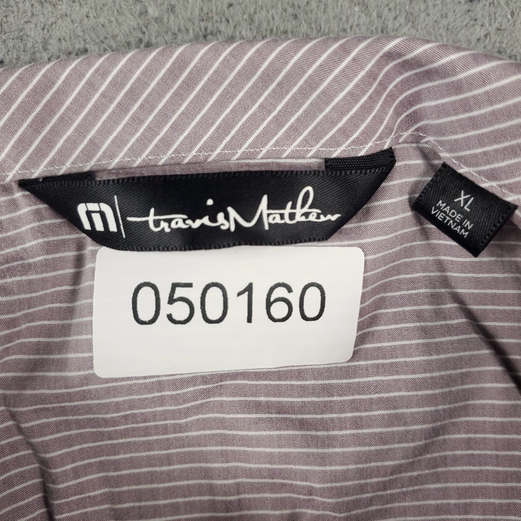 TravisMathew Travis Mathew Red Striped Button-Up Shirt XL Long Sleeve Mens Casual Size US XL / EU 56 / 4 - 6 Thumbnail