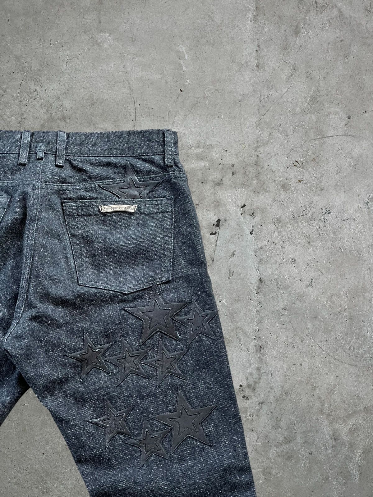 Chrome Hearts Chrome Hearts Star Patch Denim Jeans Size US 33 - 10 Thumbnail