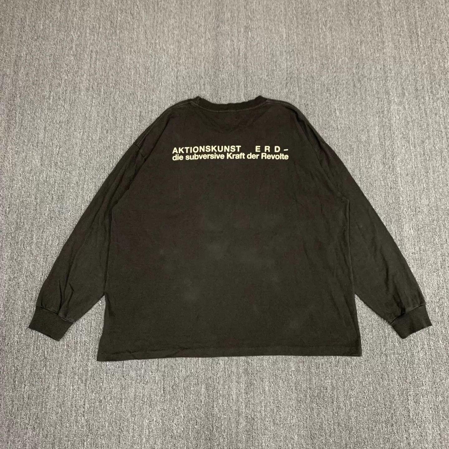 Other ERD Washed Black LS Crewneck Sweatshirt XL 98 New Size US XL / EU 56 / 4 - 2 Thumbnail