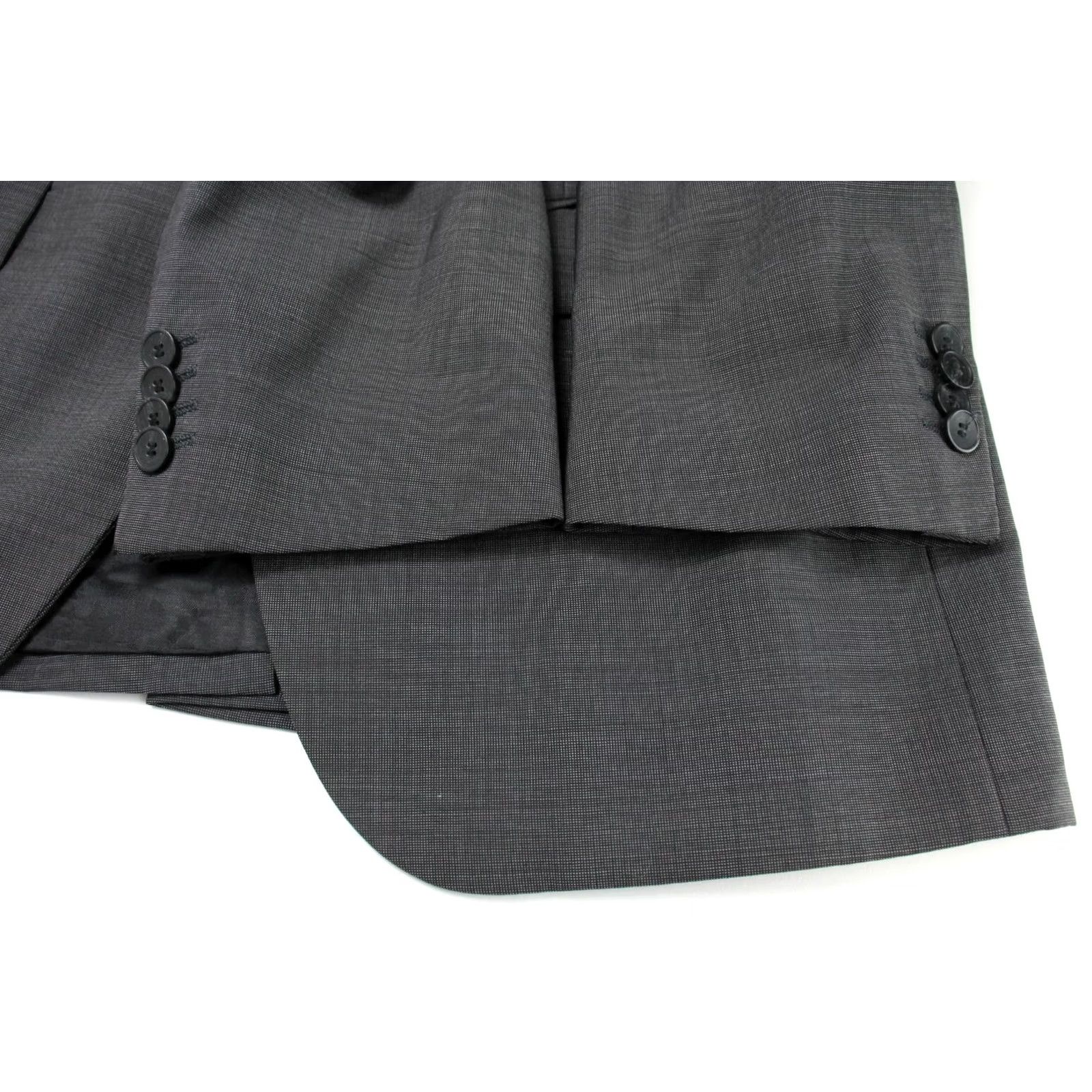 Hugo Boss HUGO BOSS Blazer Men's US 38 Single Breasted Wool Brown Aamon1/Hago Size 38R - 6 Thumbnail