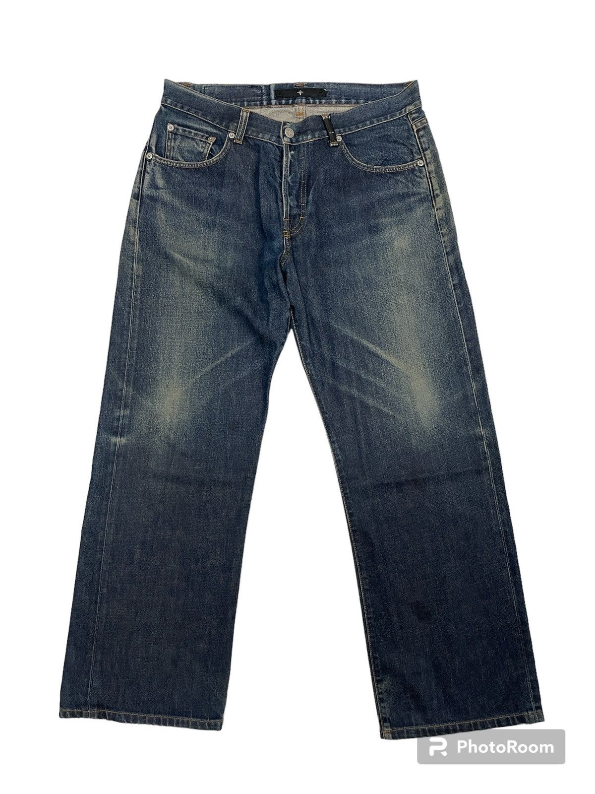 Massimo Osti × Stone Island Vintage Stone Island designer denim stone wash Jeans W34 Size US 34 / EU 50 - 1 Thumbnail