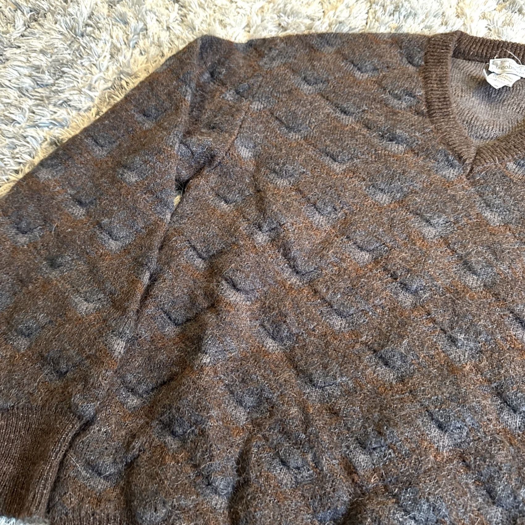 Vintage Vintage Jacobson’S Adult Size Large 24% Kid Moher Long Sleeve Pullover Sweater Size US L / EU 52-54 / 3 - 2 Thumbnail