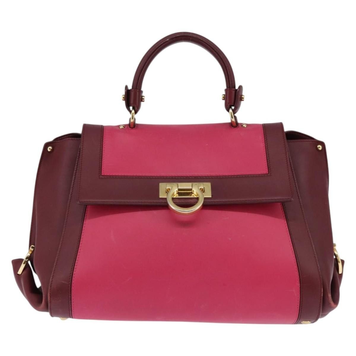 Salvatore Ferragamo Salvatore Ferragamo Sofia Satchel Leather Size ONE SIZE - 1 Thumbnail