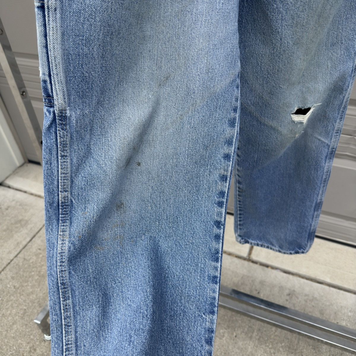 Vintage Dickies Thrashed Faded Distressed Work Jeans ERD Grunge Size US 34 / EU 50 - 9 Thumbnail