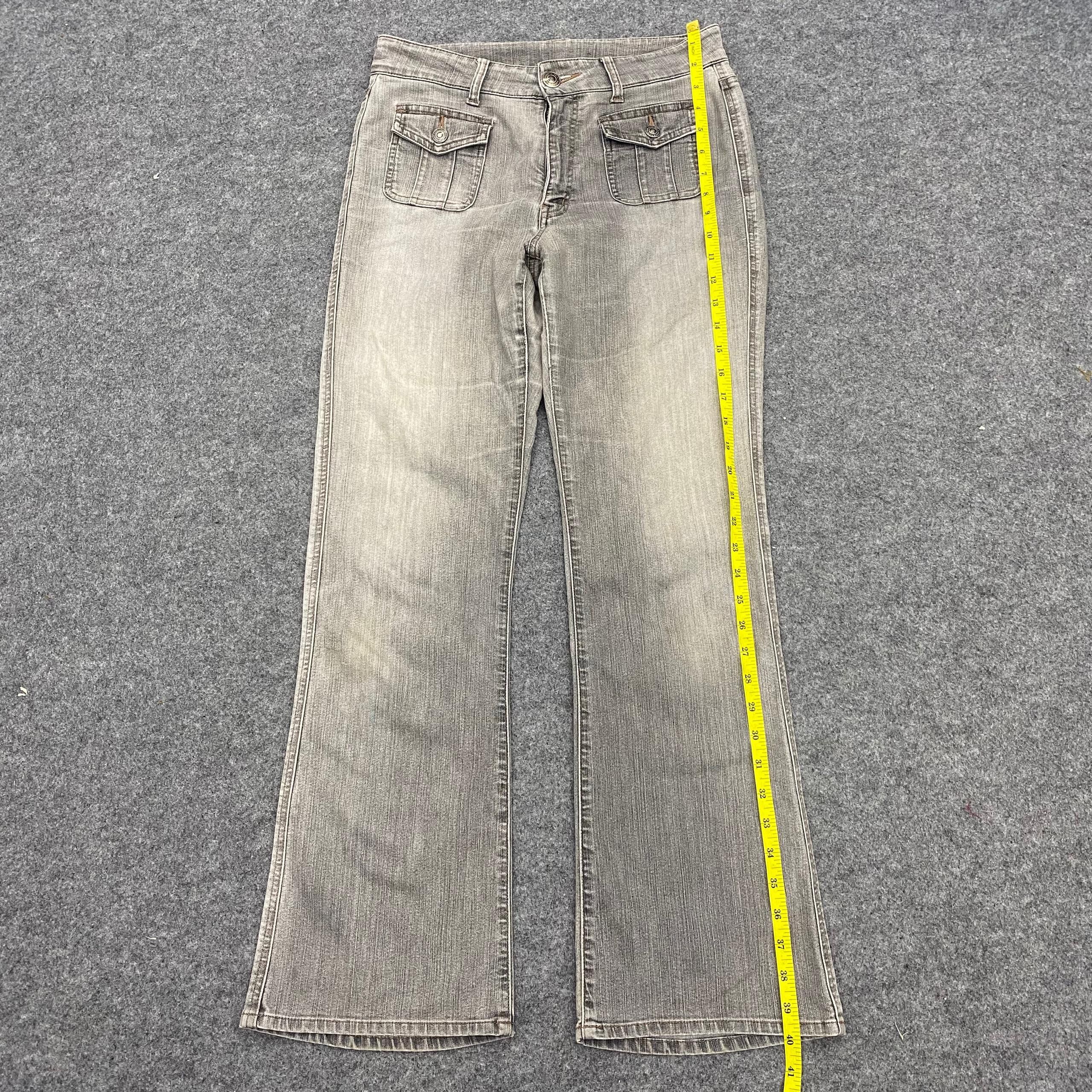 Japanese Brand 💥Flare💥Vintage Japanese Brand Distressed Denim Size 30" / US 8 / IT 44 - 2 Thumbnail