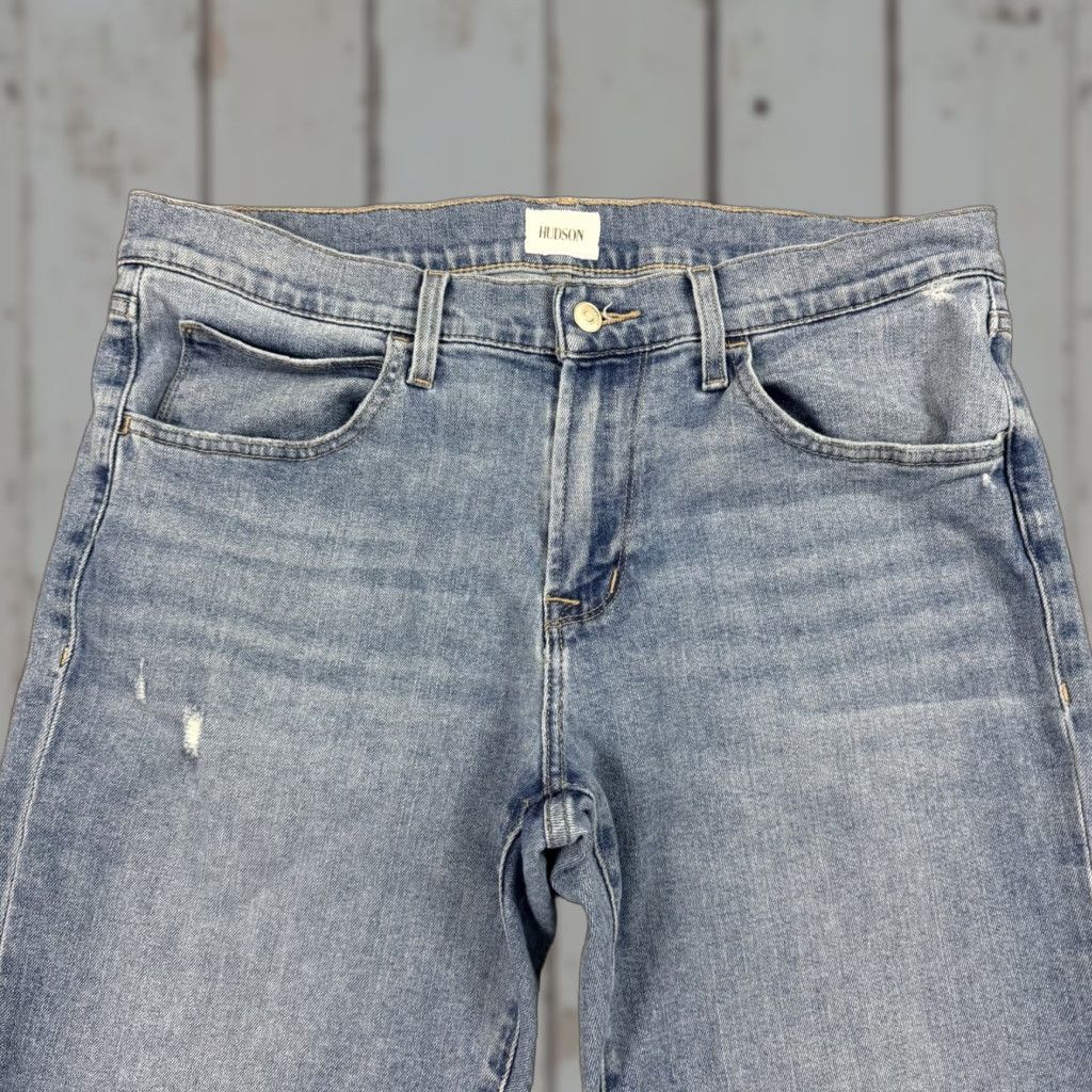 Hudson Hudson Jeans Men 34 Slim Straight Low Rise Medium Wash Denim Blake Shirt? Size US 35 - 1 Thumbnail