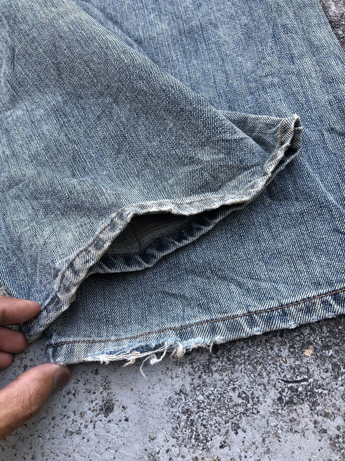 Vintage BAGGY RUSTY VINTAGE WRANGLER JEANS Size US 31 - 4 Thumbnail