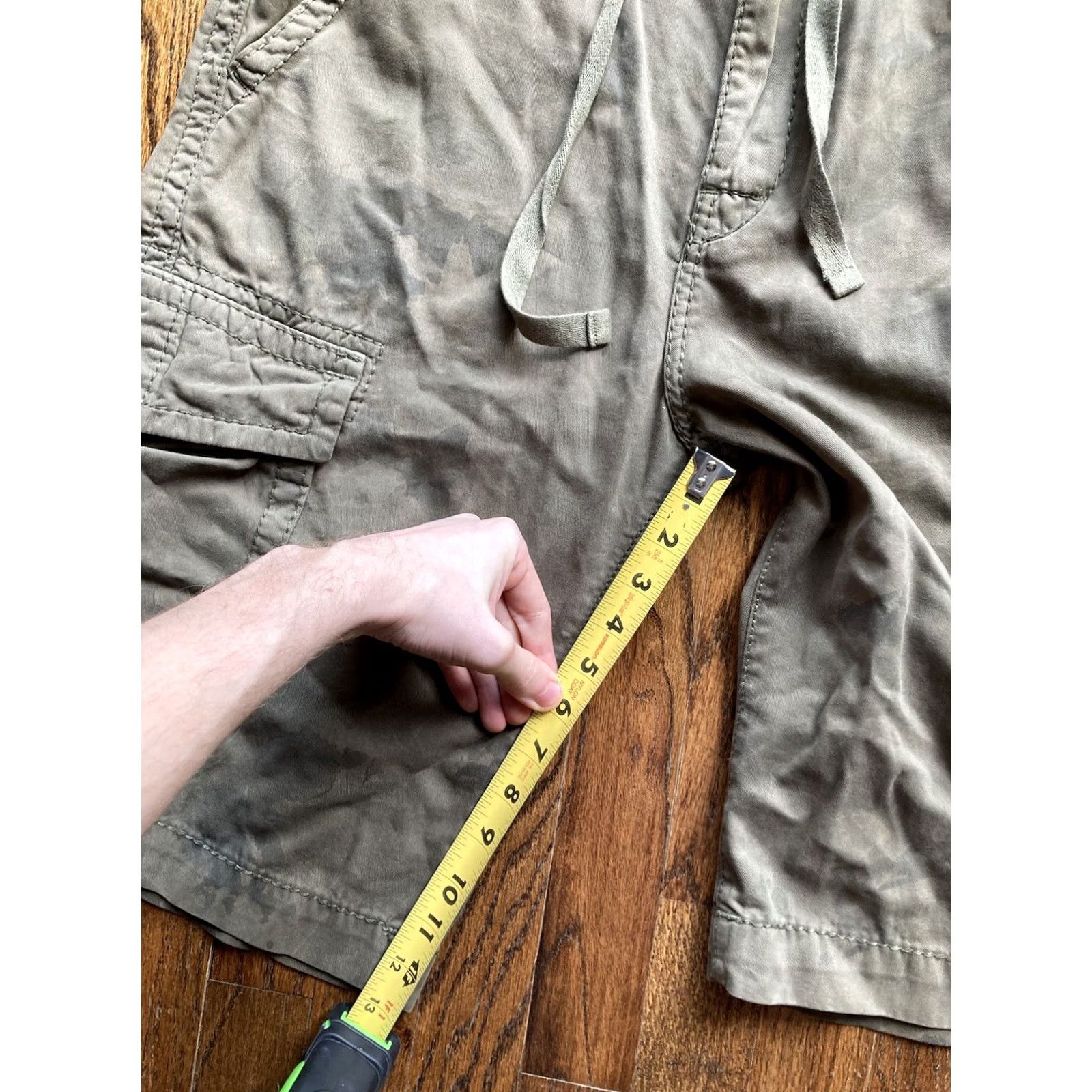 True Religion True Religion Cargo Shorts Mens 34 Camouflage Trooper Grunge Military Drawstring Size US 34 / EU 50 - 6 Thumbnail