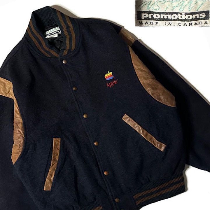 Apple [Rare] 90s Apple MERISEL Promo bomber Jacket Made in Canada Size US L / EU 52-54 / 3 - 1 Thumbnail