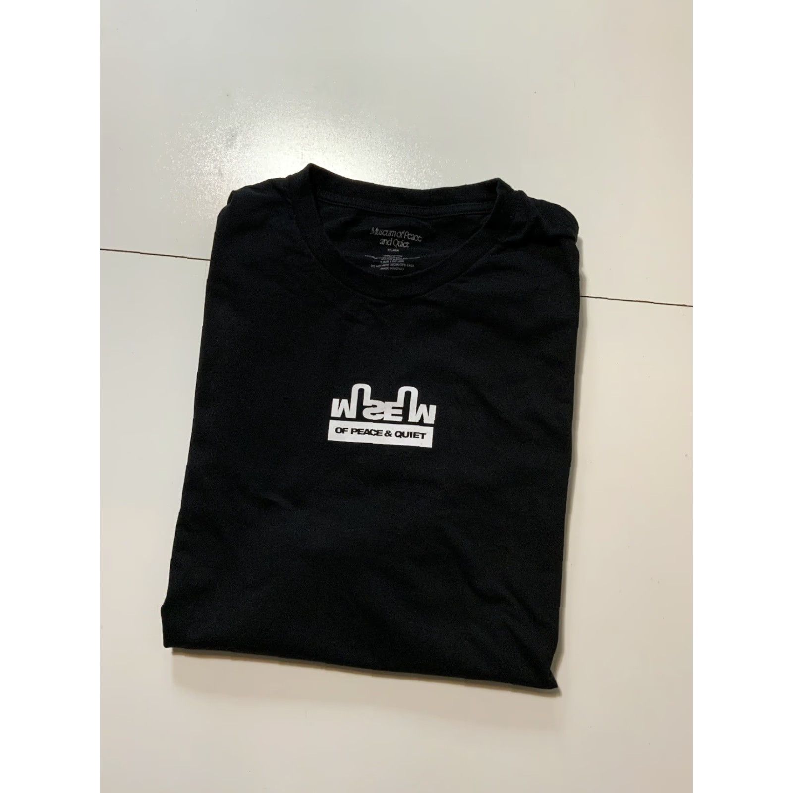Museum of Peace & Quiet VINTAGE Museum Of Peace & Quiet Black Graphic Official Crewneck S/S T-Shirt Sz. 3XL Mens Size US XXL / EU 58 / 5 - 2 Thumbnail