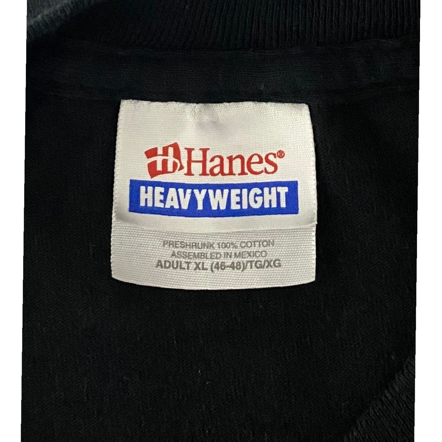 Hanes VINTAGE Hanes Heavyweight T-Shirt Fort Sill OK 2nd Platoon Nighthawks Military Black XL Crew Neck Short Sleeve Graphic Print Double-Sided USA Size US XL / EU 56 / 4 - 4 Thumbnail