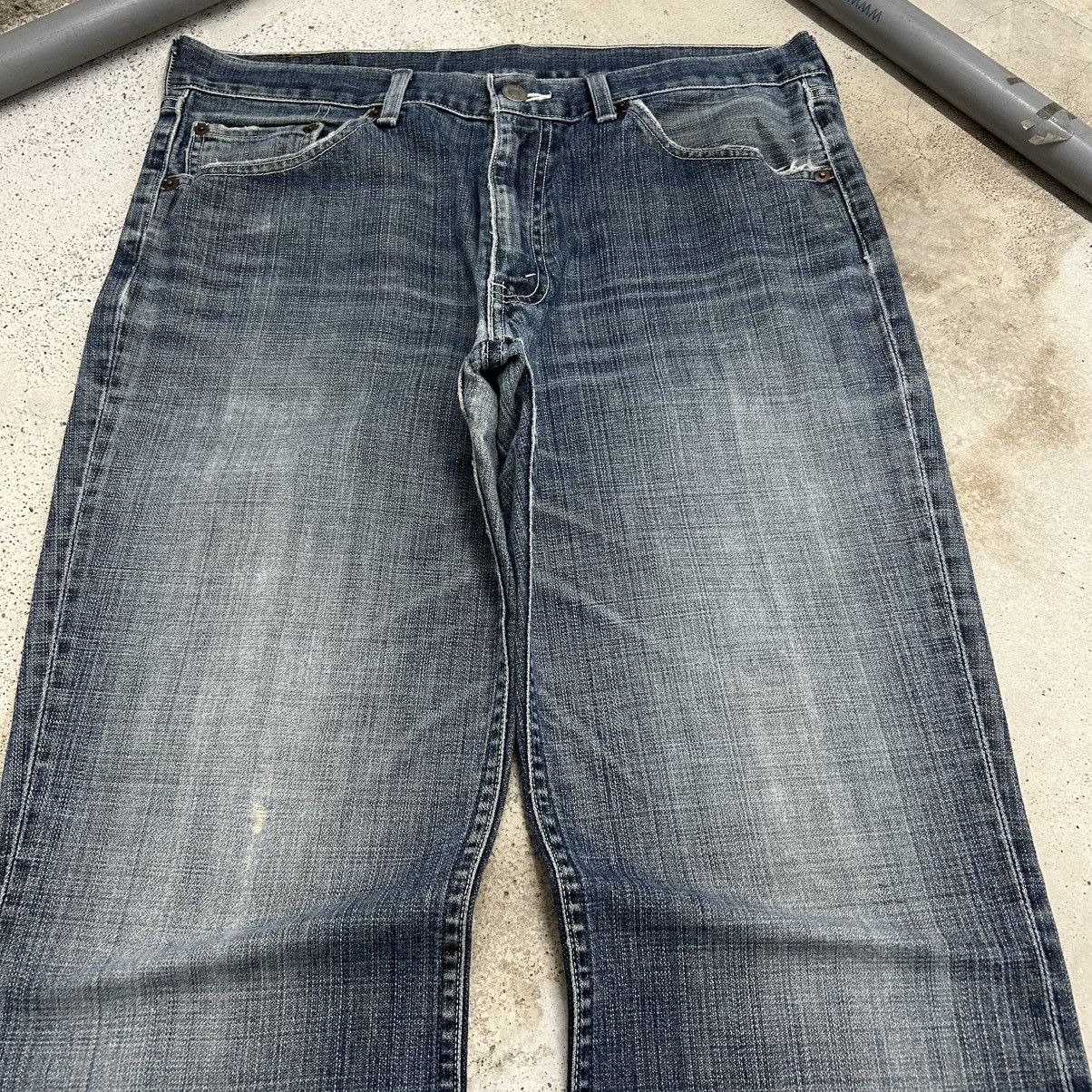 Levi's Vintage Levis 517 Flare Grey Faded Jeans Size US 32 / EU 48 - 3 Thumbnail