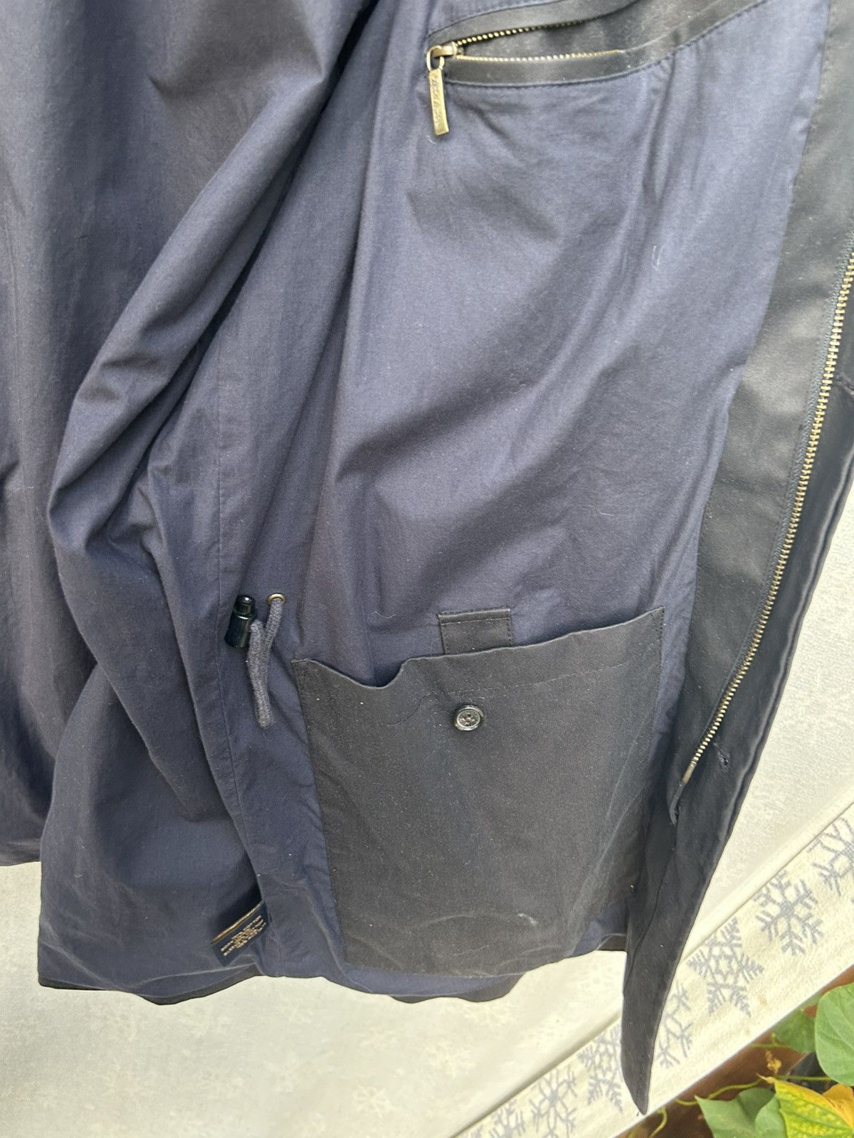 Brooks Brothers Brooks Brothers 346 Trench Coat Mens L Navy Blue Zip Jacket Size US L / EU 52-54 / 3 - 5 Thumbnail
