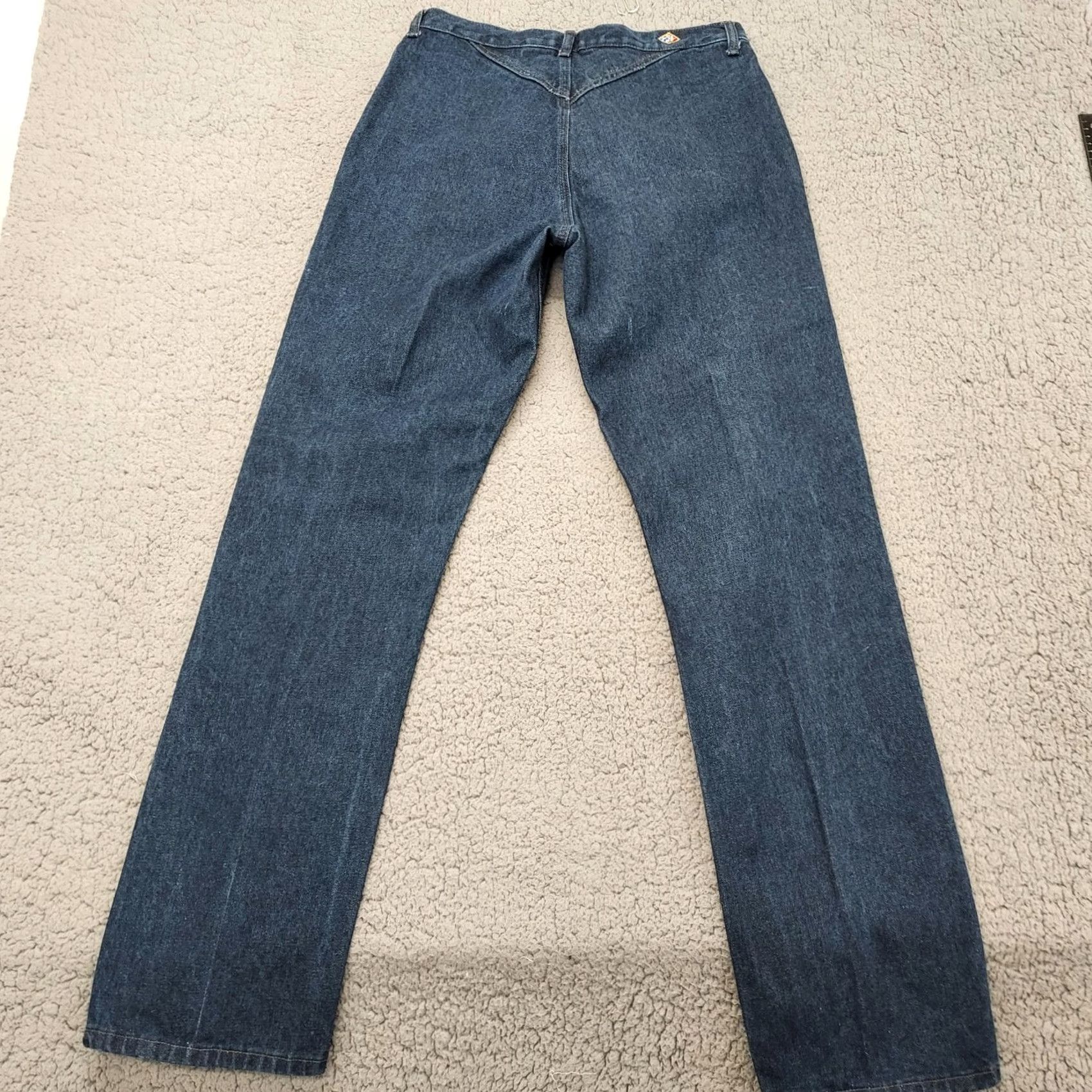 Vintage Posted Relaxed Vintage Blue Jeans 32x34 Mom High Waisted Cowgirl Western Womens Jeans Size 24" / US 00 / IT 34 - 2 Thumbnail