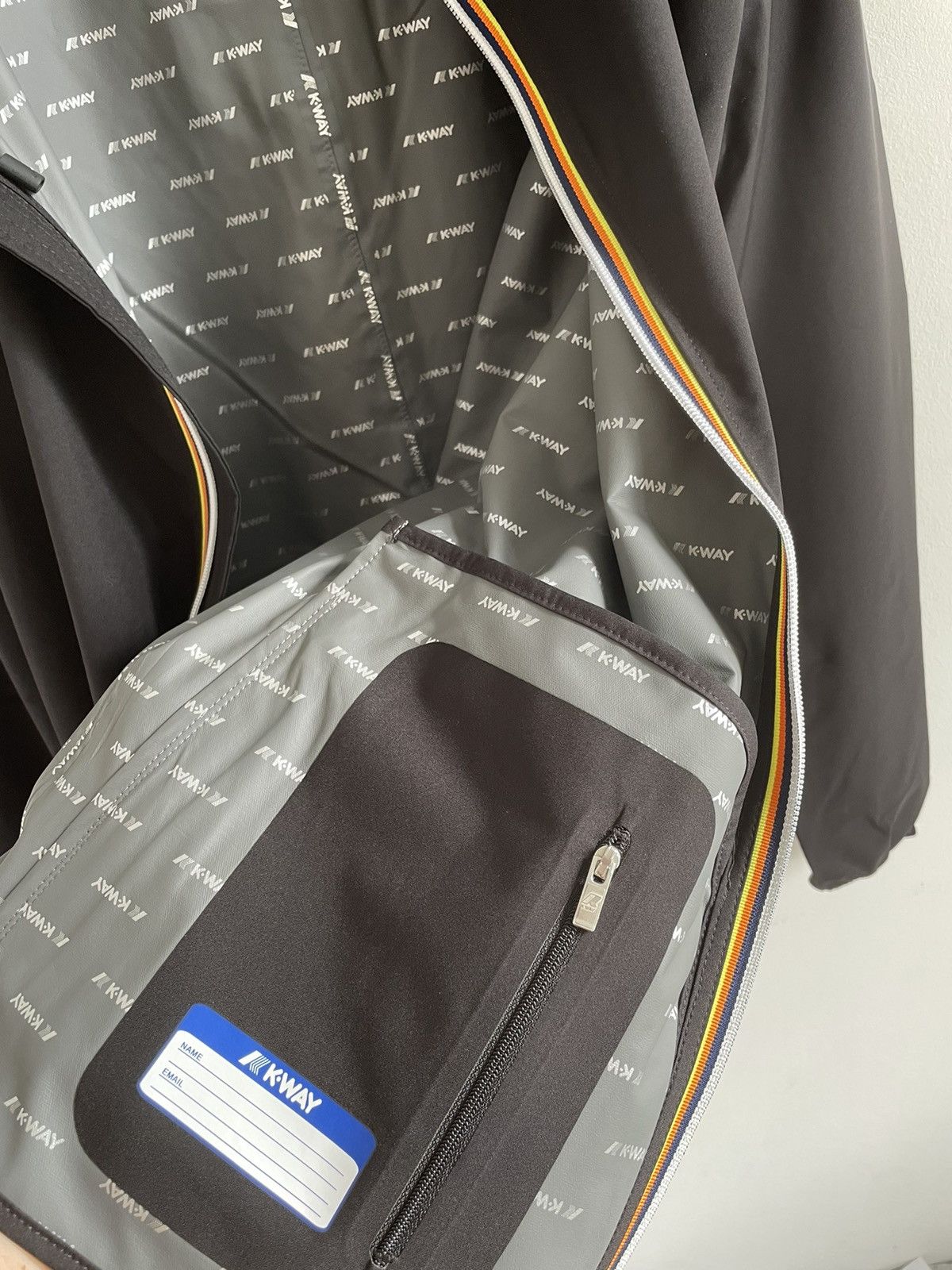 K-Way K-way parka waterproof model Thomas Size M Matte Black Size US S / EU 44-46 / 1 - 7 Thumbnail