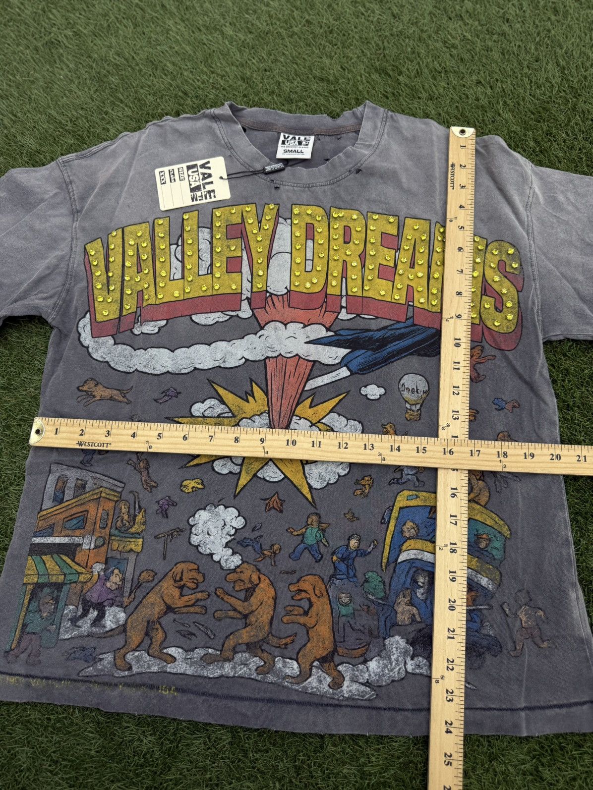 Vale Valley Dreams Chaos Bling Tee Size Small (NEW) Size US S / EU 44-46 / 1 - 5 Thumbnail
